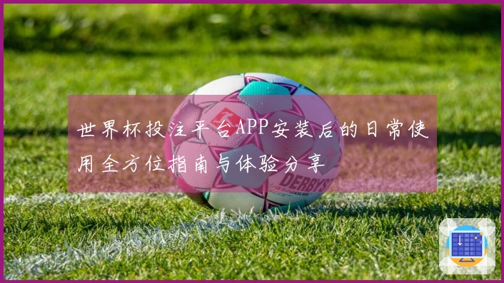 世界杯投注平台APP安装后的日常使用全方位指南与体验分享